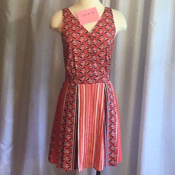 Sleeveless dress with a nautical style in small by COLLECTIVE CONCEPTS - Picture 3 of 14